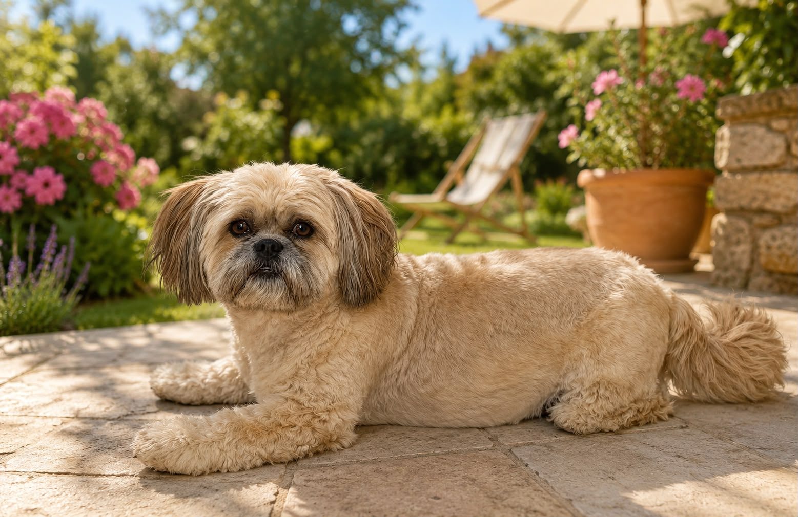 Getrimde hond bij De Blije Hondensnuit
